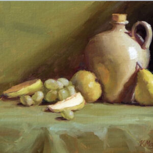 Jug with Pears & Grapes