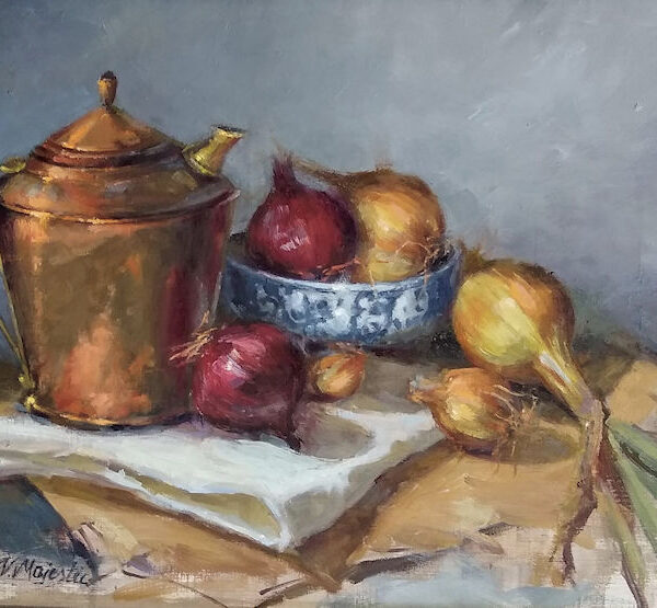 Onions with Copper Kettle oil by Viktoria Majestic 11x14